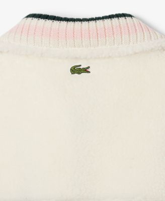 LACOSTE Women's Oversized Colorblock Half Zip Jacket
