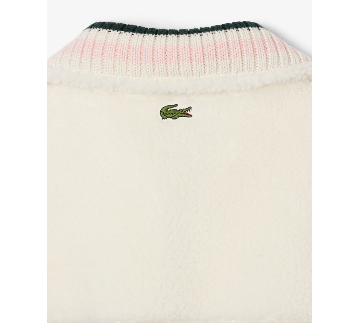 Lacoste Usa Women's Oversized Colorblock Half Zip Jacket