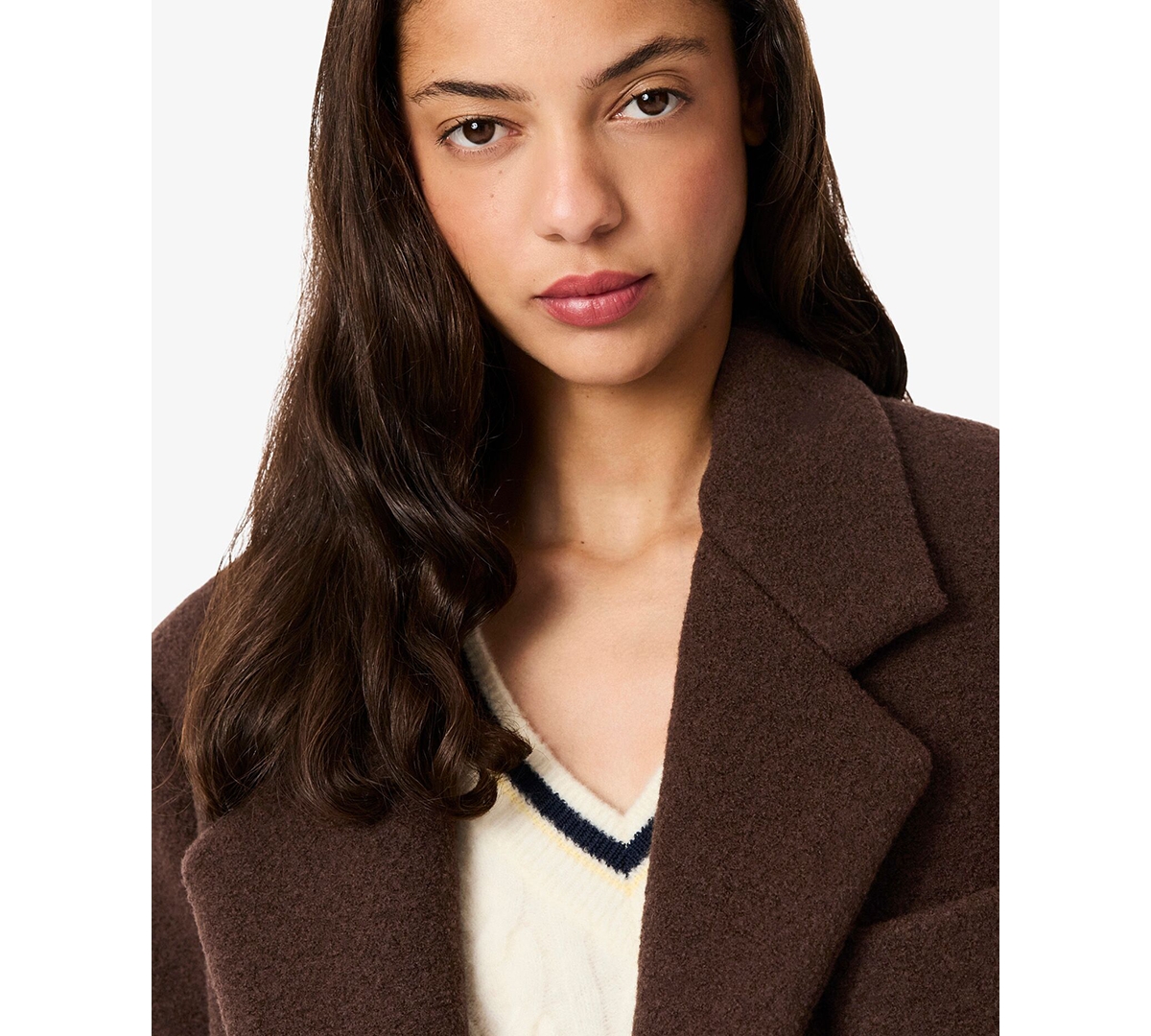 Lacoste Usa Women's Relaxed Fit Tailored Trench Coat In Brown