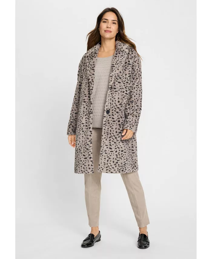 Women's Faux Fur Coat - thumbnail 3