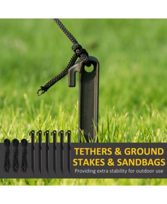 8' Inflatable Christmas Santa Claus with Gift Bag for Lawn Garden Party