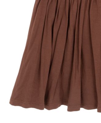 Big Girls' Touch Down Sweatshirt with Fold Over Skort, 2 pc