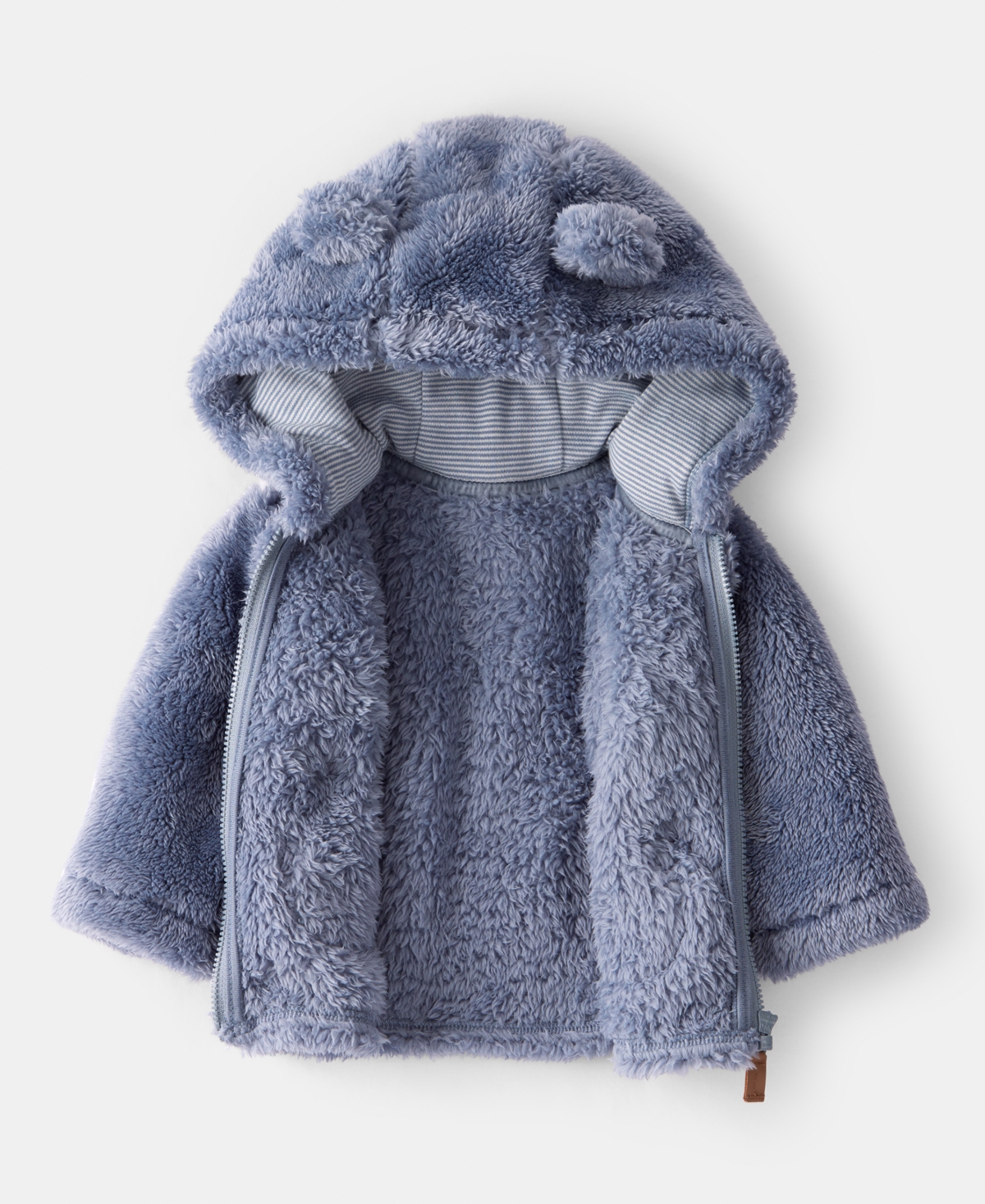 Carter's Baby Boys Or Baby Girls Zip Up Long Sleeve Sweater In Blue