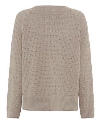 Women's Stitch Interest Boat Neck Sweater