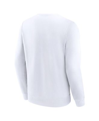 Men's White SUNY Brockport Golden Eagles Short Name Pullover Sweatshirt