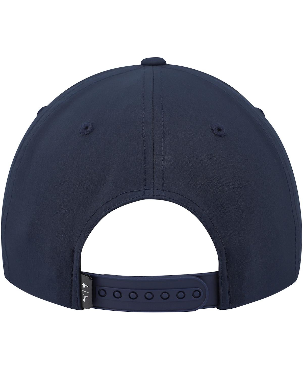 Puma X Ptc Men's Navy Wm Phoenix Open Script Adjustable Hat In Blue