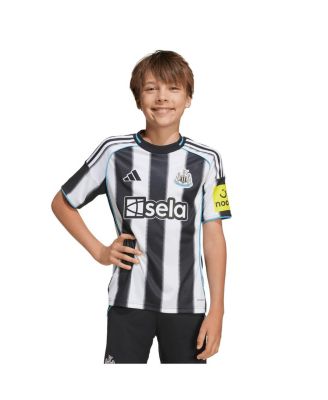 adidas - Big Boys and Girls  Black Newcastle United 2025/26 Home Replica Jersey