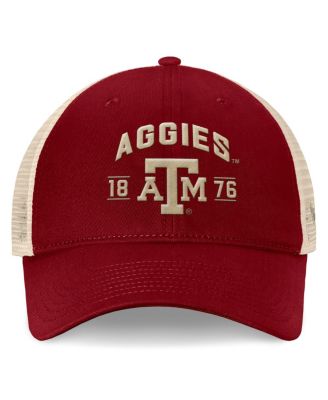 Men's Maroon/Natural Texas A&M Aggies Heritage Waylon Trucker Adjustable Hat
