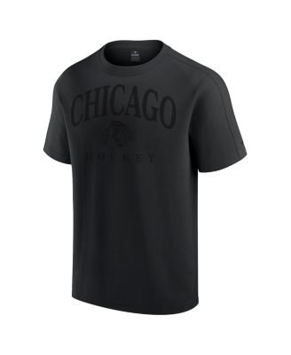 Men's Black Chicago Blackhawks Elements Flex Tri-Blend T-Shirt