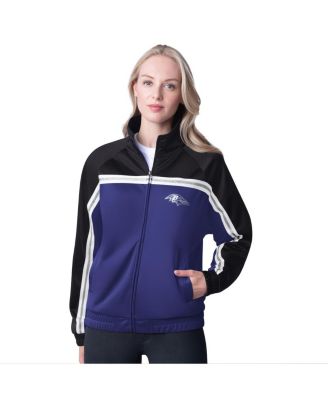 G-III 4Her by Carl Banks - Women's Purple Baltimore Ravens Post Game Full-Zip Track Jacket
