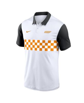 Men's White/Black Tennessee Volunteers Athletic Prep Alt Logo Vapor Performance Polo Shirt
