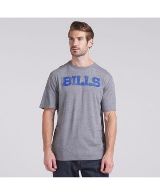 Men's Heather Gray Buffalo Bills Pass Rush Tri-Blend T-Shirt