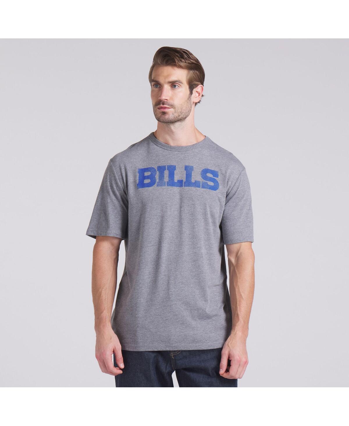 Fanatics Men's Heather Gray Buffalo Bills Pass Rush Tri-blend T-shirt In Gray