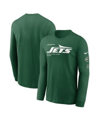 Nike - Men's Green New York Jets Play to Win Essential Long Sleeve T-Shirt