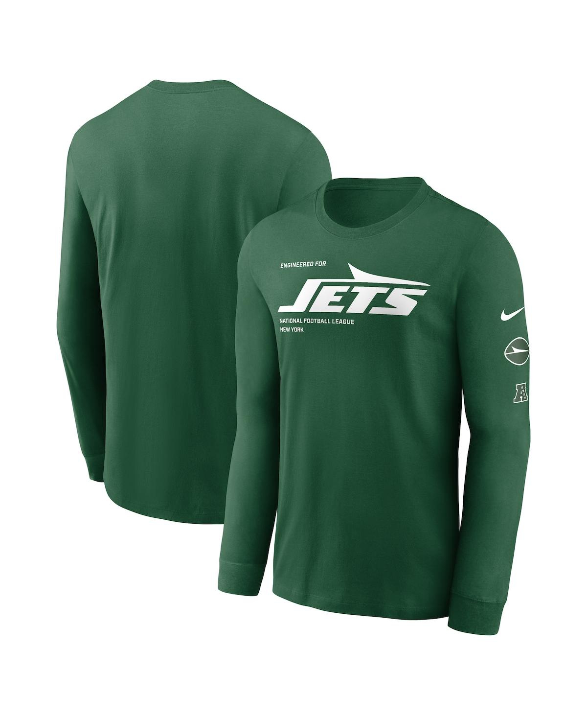 Nike Green New York Jets Play To Win Essential Long Sleeve T-shirt In Green