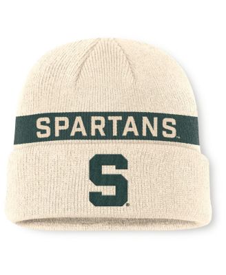 Nike - Men's Natural Michigan State Spartans Peak Primetime Utility Cuffed Knit Hat