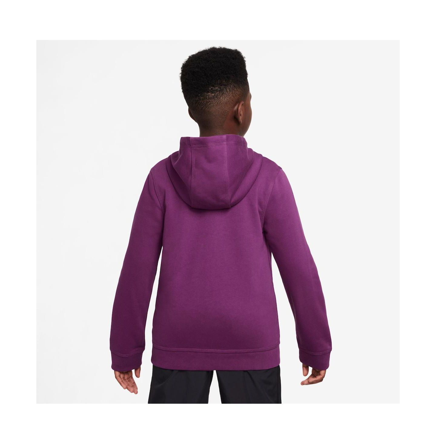 Детская куртка Nike Purple Barcelona 2025/26 Club Full-Zip Hooded — фото 2