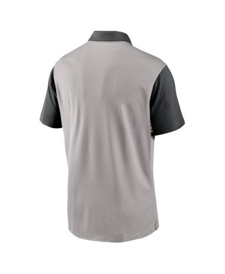 Men's Gray/Black Iowa Hawkeyes Vapor Performance Polo Shirt