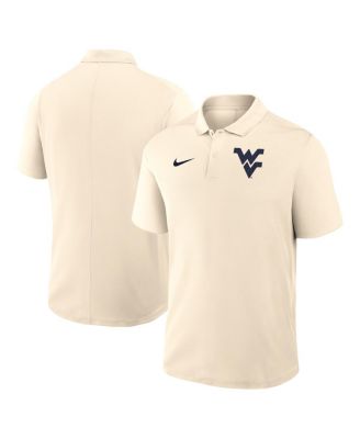 Nike - Men's Tan West Virginia Mountaineers Primary Logo Victory Performance polo shirt