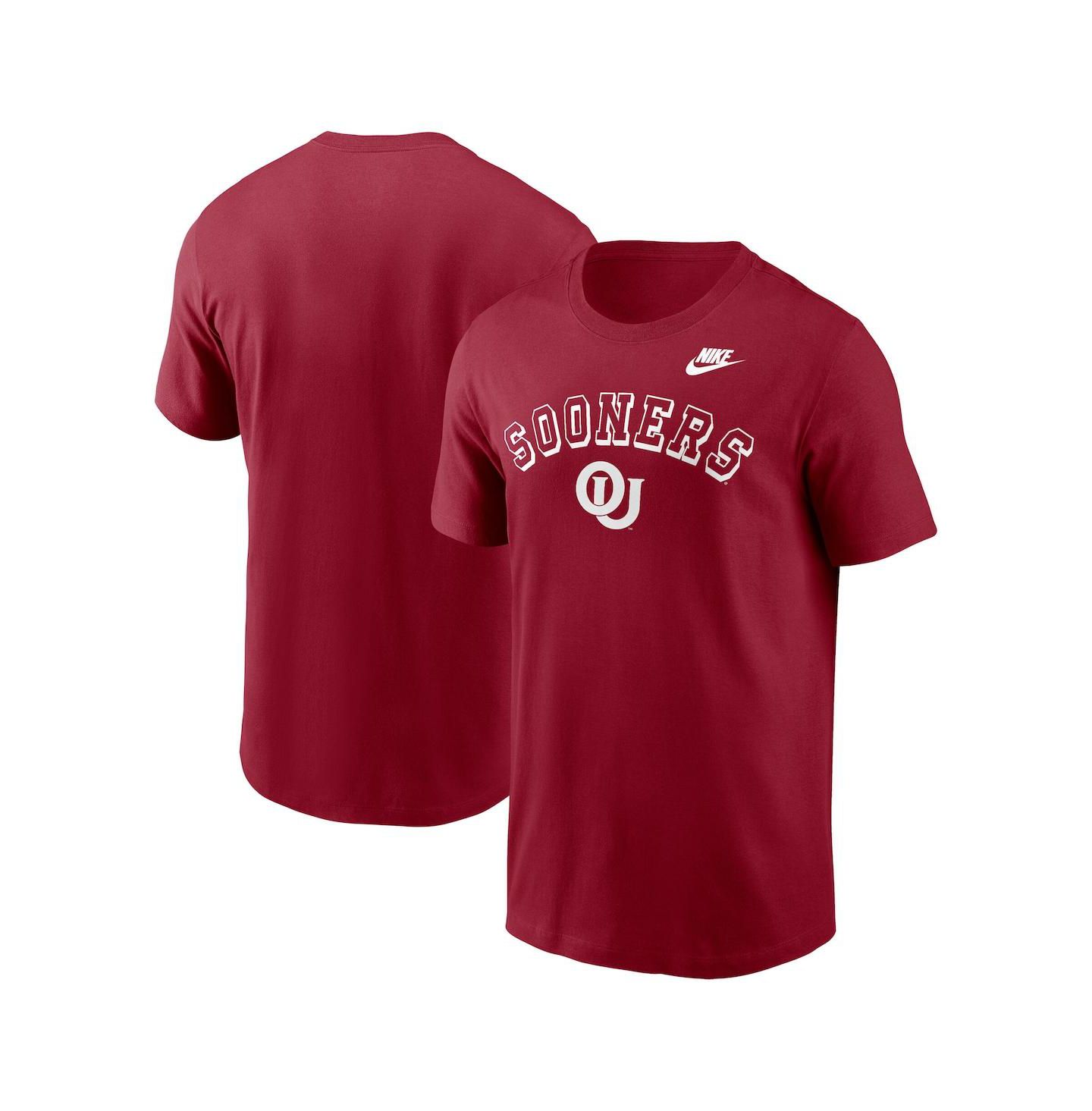 Мужская футболка Nike Crimson Oklahoma Sooners Legacy Nickname — фото 1