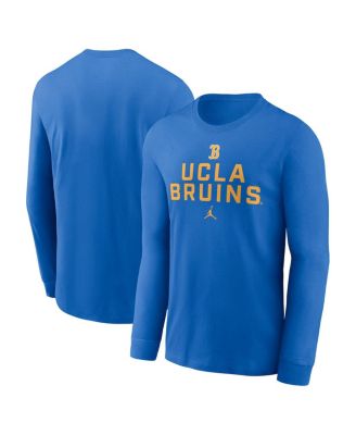 Jordan - Men's Blue UCLA Bruins 2025 Sideline Performance Long Sleeve T-shirt