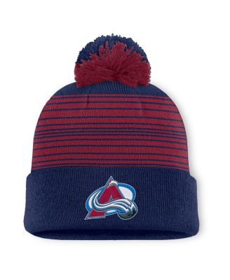 Fanatics - Men's Navy Colorado Avalanche Fundamental Spirit Cuffed Pom Knit Hat