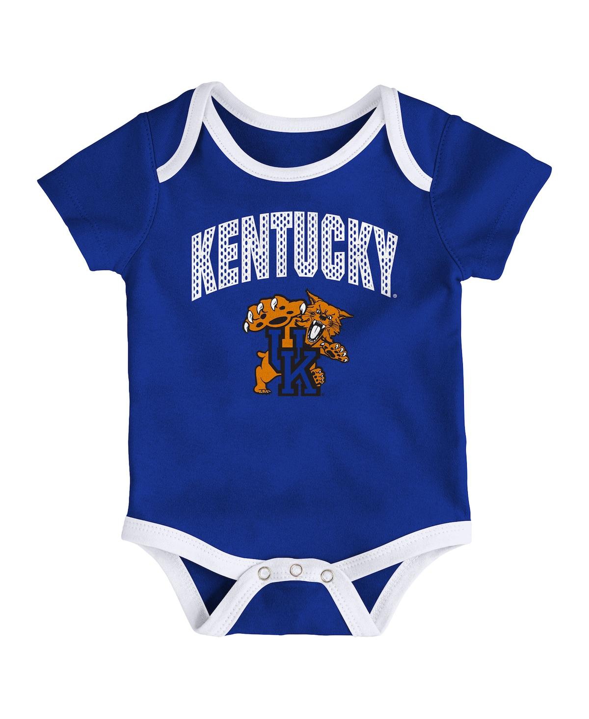 Outerstuff Baby Boys and Girls 3-Pack Kentucky Wildcats All Day Play Bodysuit Set
