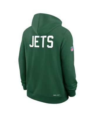 Men's Green New York Jets Sideline Standard Issue Alt 2 Dri-FIT Hoodie