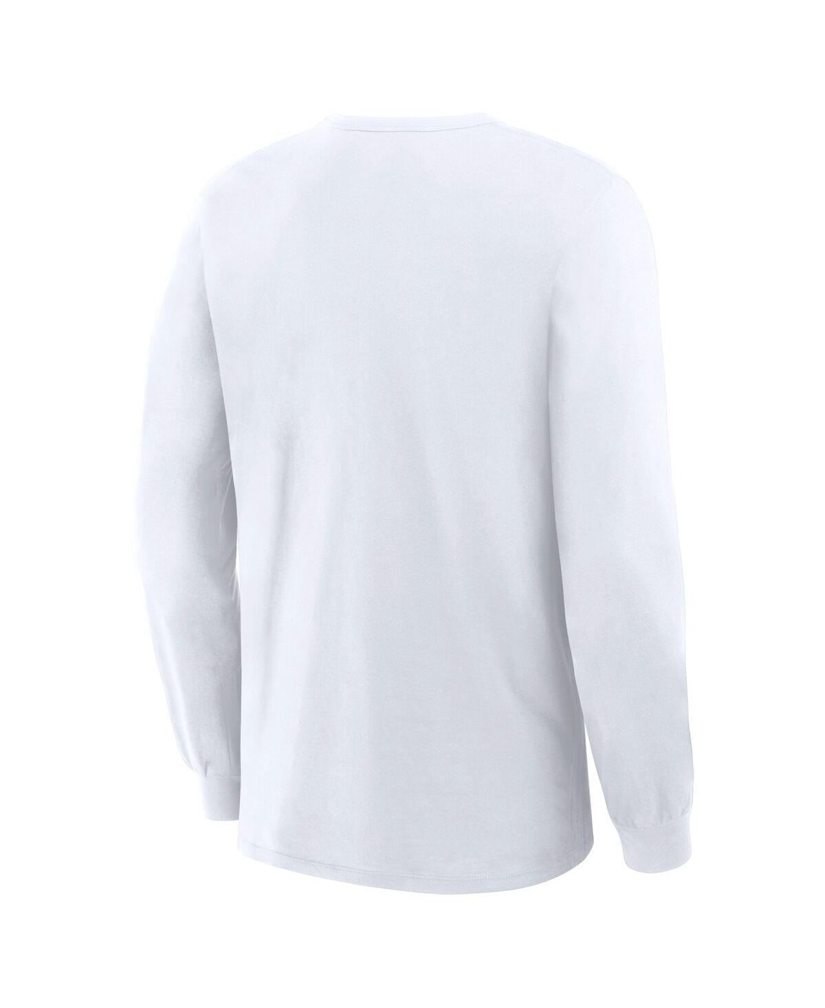 Fanatics Men's White Utah Mammoth Alternate Logo Legacy Long Sleeve T-shirt In White