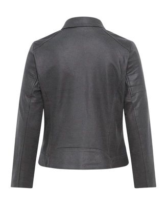 Women's Coated Biker Jacket