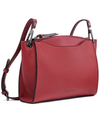 Garnet Adjustable Top Zipper Crossbody