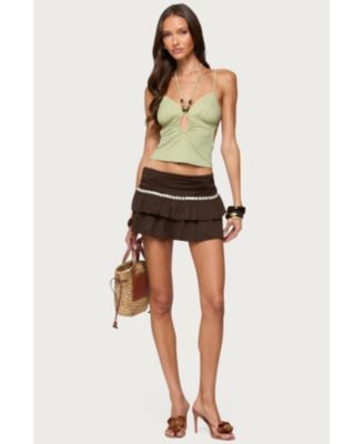 Women's Haylie Cut Out Halter Top