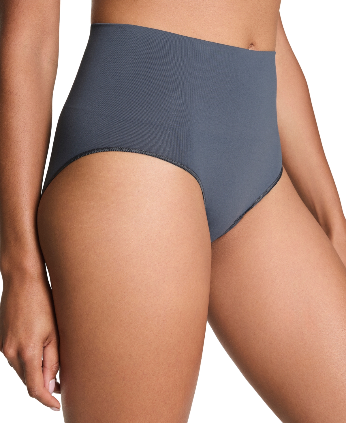 Spanx Women's Seamless Shaping Brief Underwear 40047r In Gray