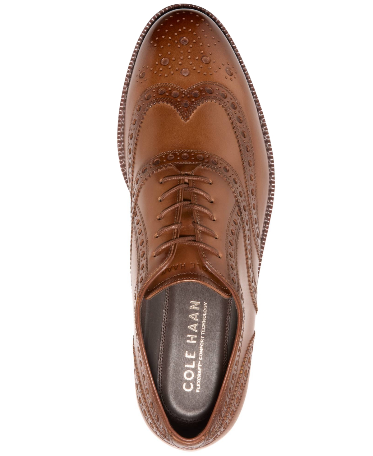 Cole Haan Broadway Wingtip In Brown