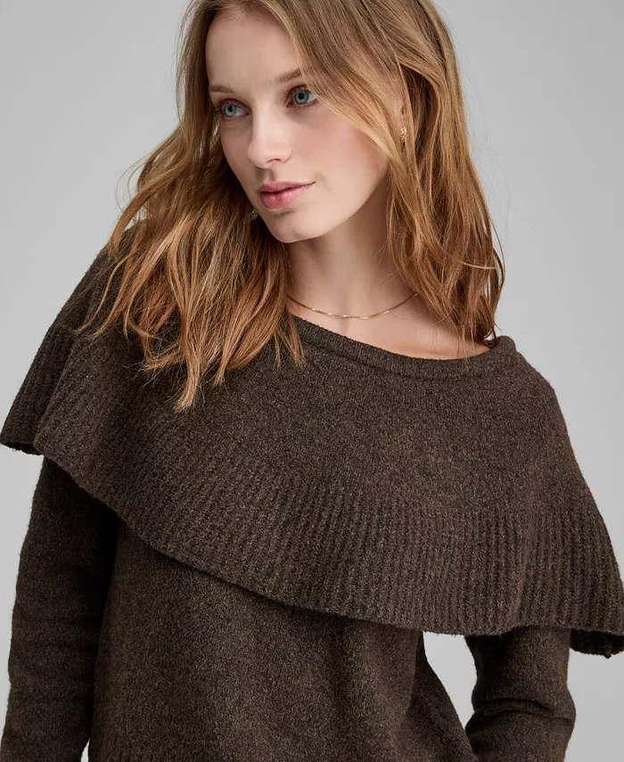 Women's Cape Sweater - thumbnail 5