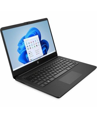 14-dq3210nr 14" HD Touchscreen Laptop, Intel Celeron N4500 1.1GHz, 4GB RAM, 64GB eMMC, Windows 11 Home S Mode, Jet Black