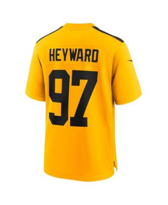 Men's Cameron Heyward Gold Pittsburgh Steelers Alternate 1933 Throwback Game Jersey