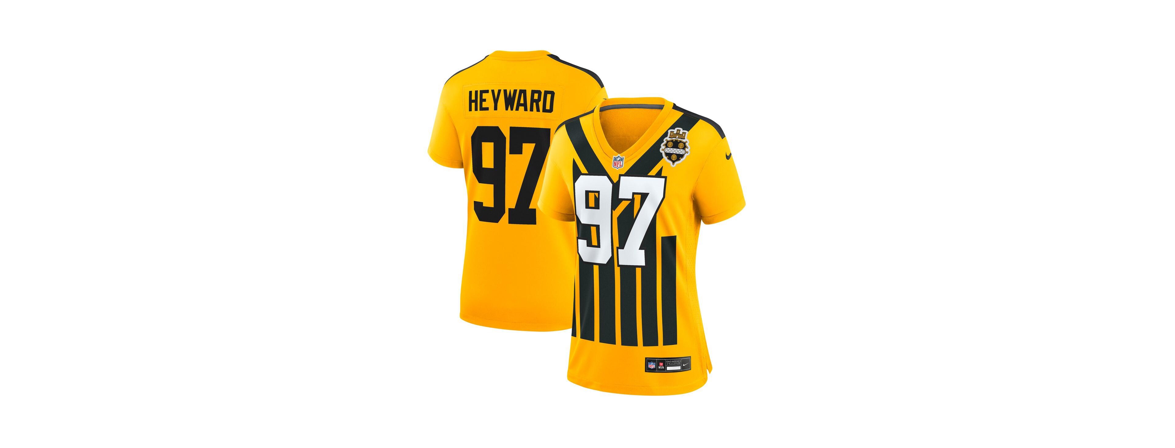 Nike Women's Cameron Heyward Gold Pittsburgh Steelers Alternate 1933 Throwback Game Jersey