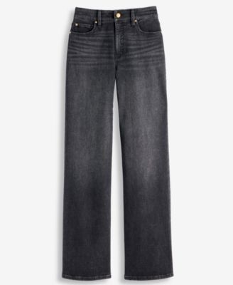 Women's High-Rise Wide-Leg Jeans, Macy's Exclusive
