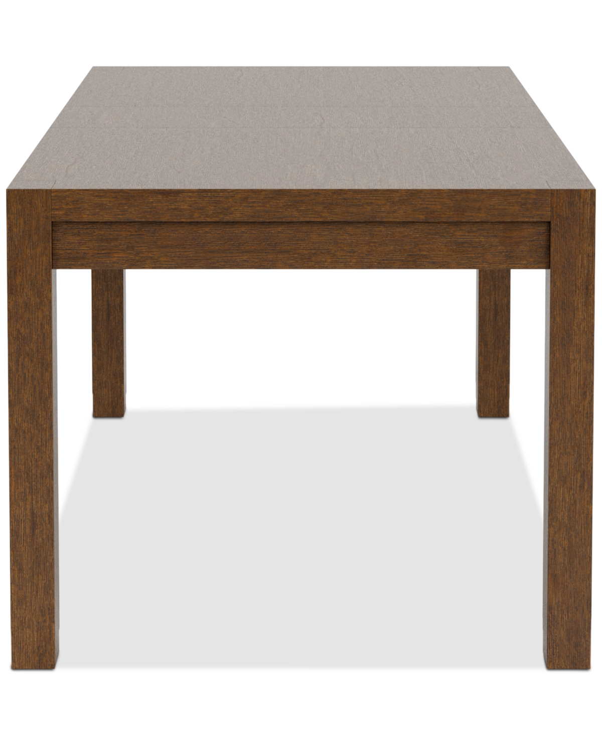 Macy's Davie Cracked Oak Rectangle Dining Table In Brown