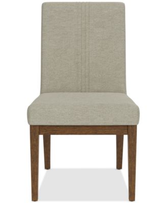 Furniture - Davie Cracked Oak Upholstered Chair