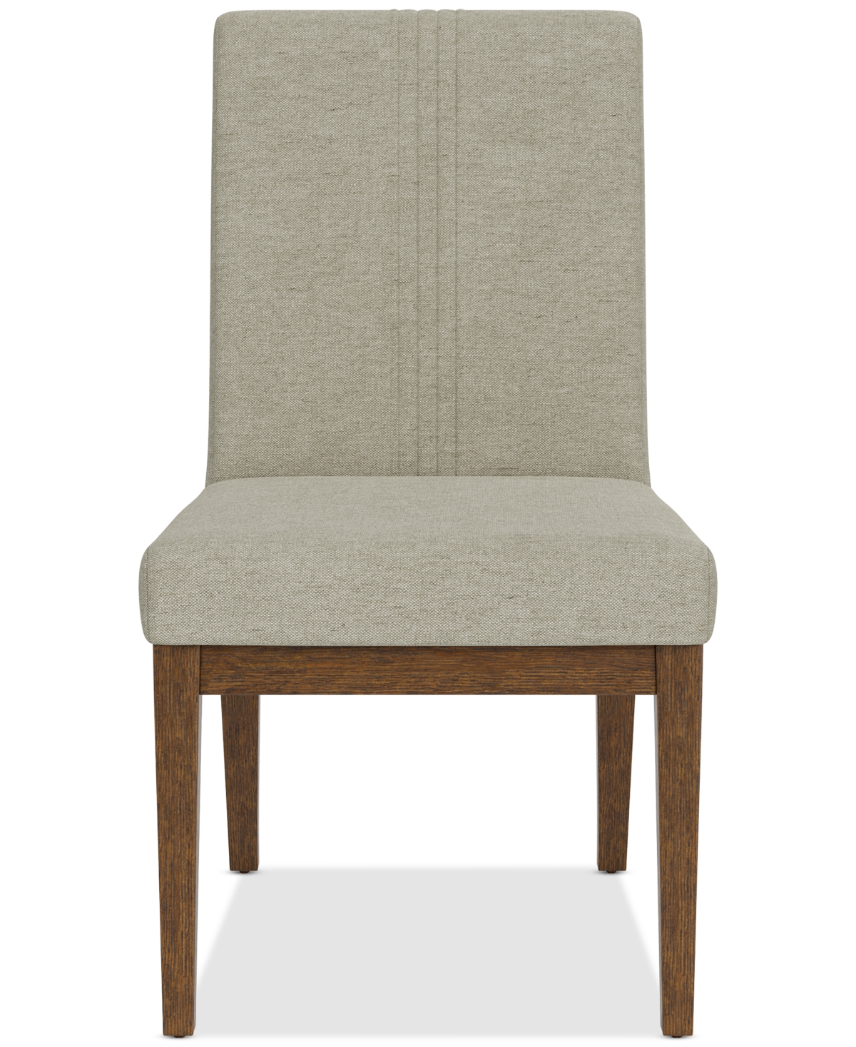 Macy's Davie Cracked Oak Upholstered Chair In Brown