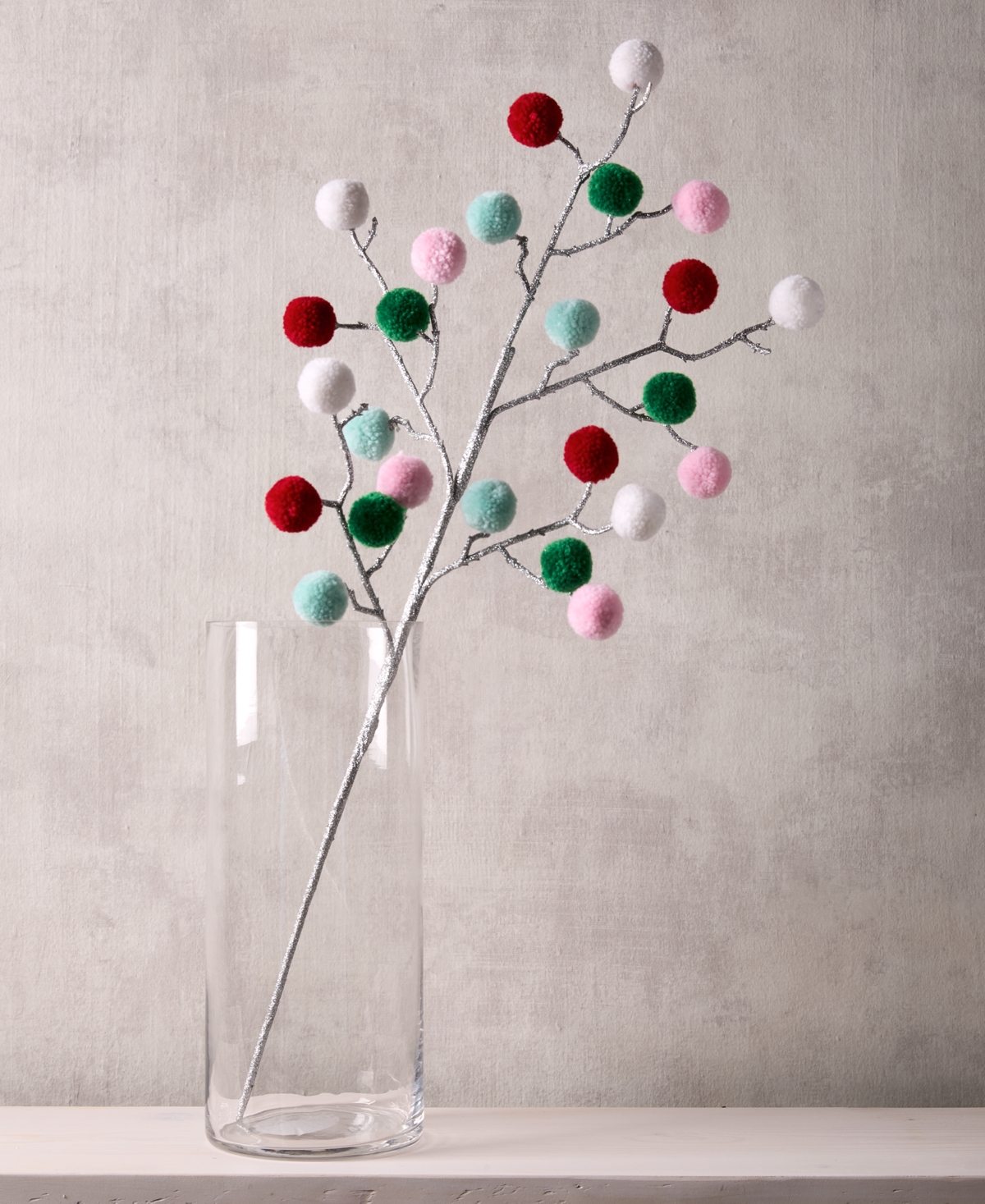 Holiday Lane Whimsy Pom Pom Pick, Macy's Exclusive In Transparent
