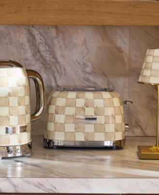 Mocha Check 2-Slice Toaster