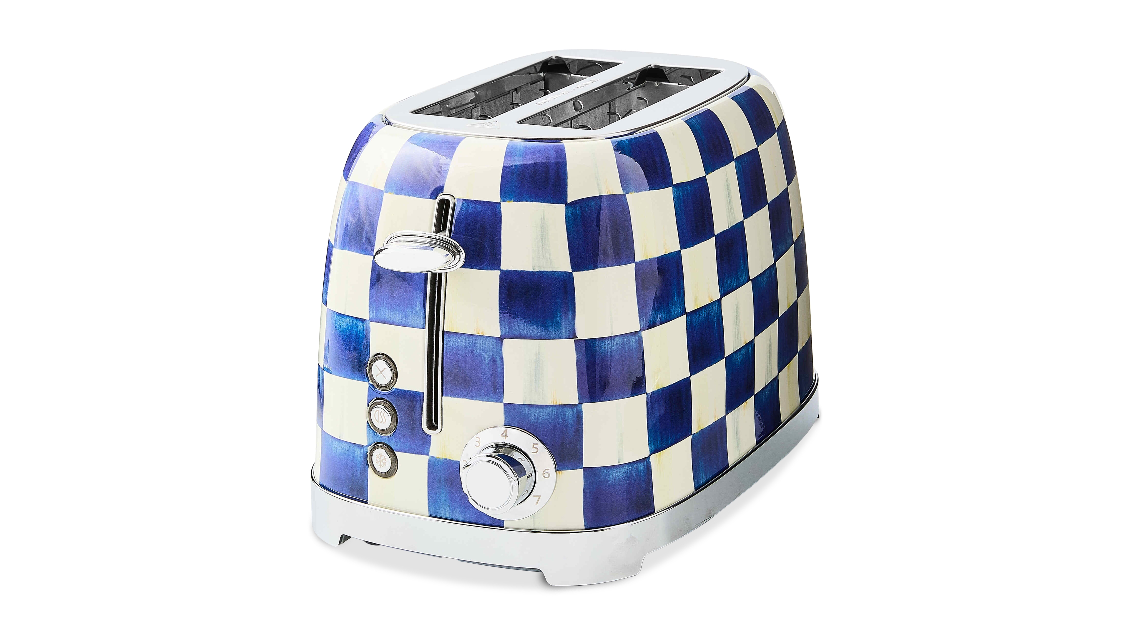 MacKenzie-Childs Royal Check 2-Slice Toaster
