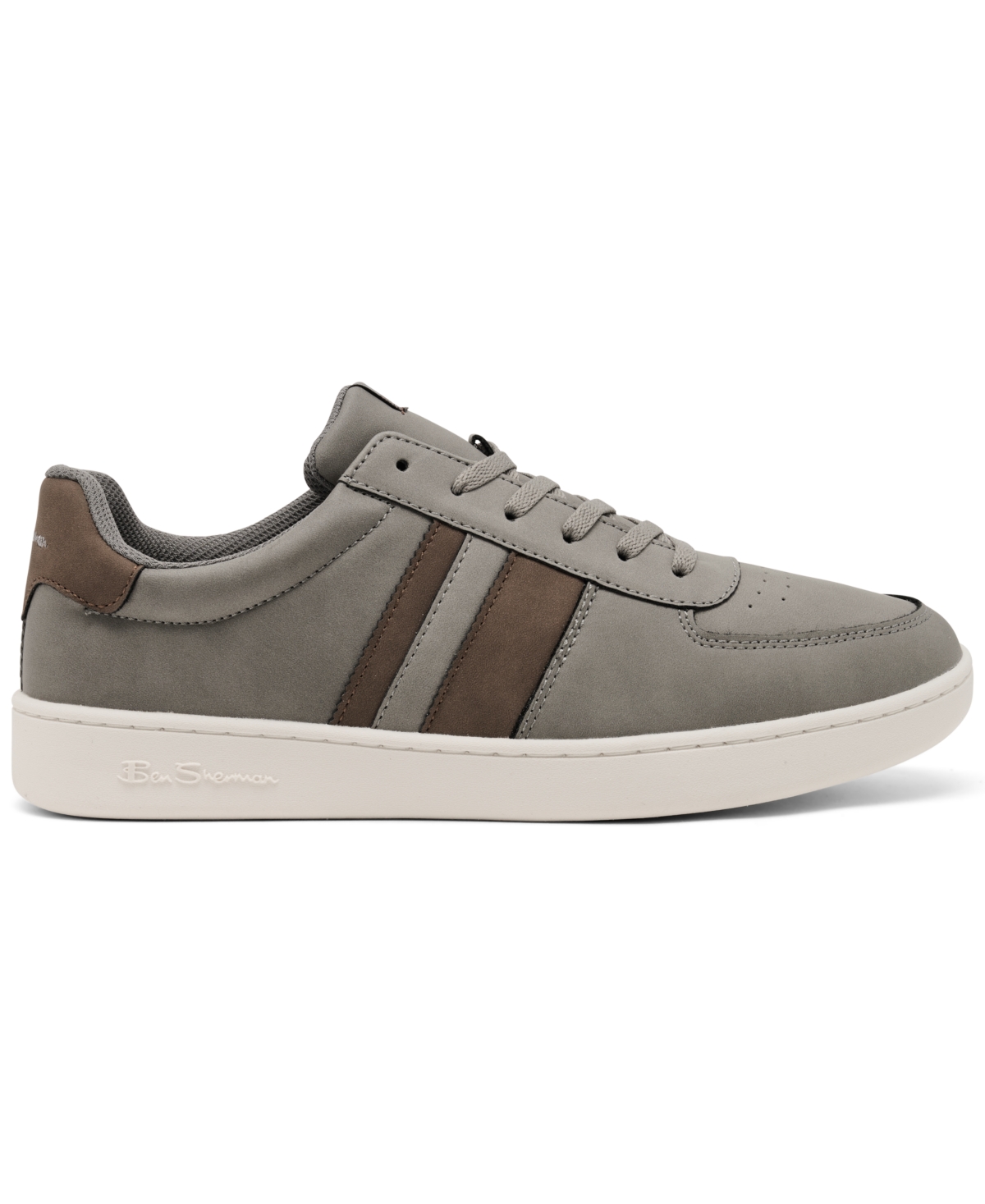 Ben Sherman Men's Hyde Low Casual Sneakers From Finish Line In Gray