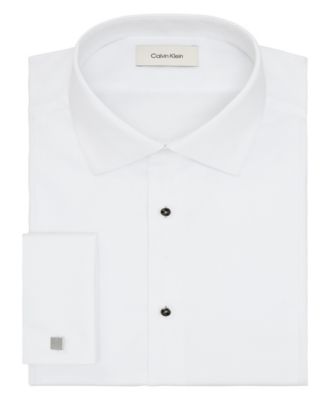 Calvin Klein Men's Slim Fit French Cuff Dress Shirt