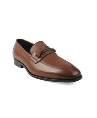 Alfani - Men's Jennerr Genuine Leather Bit Slip On Loafers
