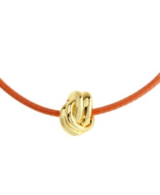 Pink Knot Friendship Slider Bracelet