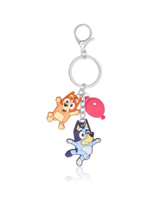 & Bingo Layered Charm Keychain with Balloon Accent